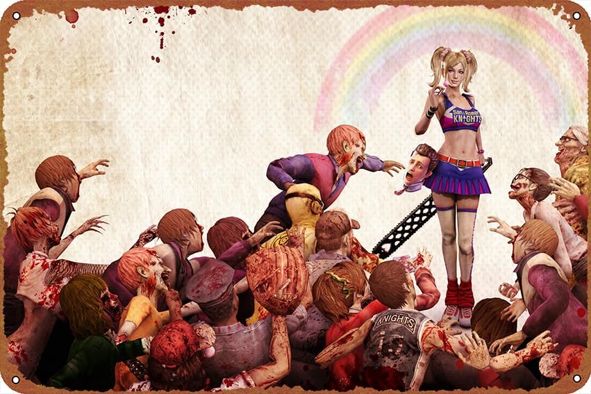 Home Bar And Restaurant - Video Game Lollipop Chainsaw Metal aluminum