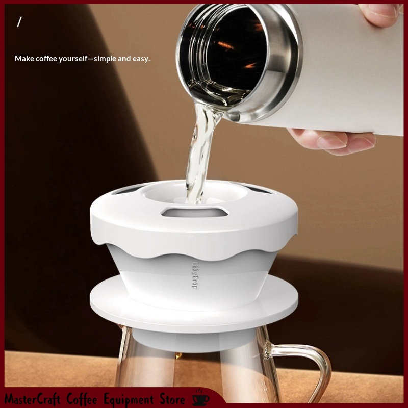 Home Bar Supplies - Tritan Lily Cake Coffee Dripper Hand