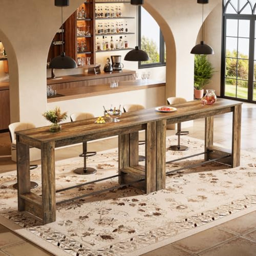 63'' Bar Table Set of 2, Count - огляд і ціна Home Bar And Counter