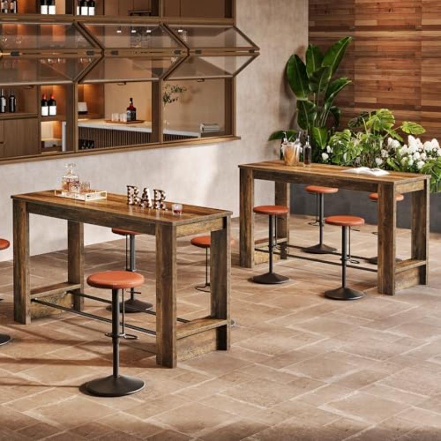63'' Bar Table Set of 2, Count - огляд і ціна Home Bar And Counter
