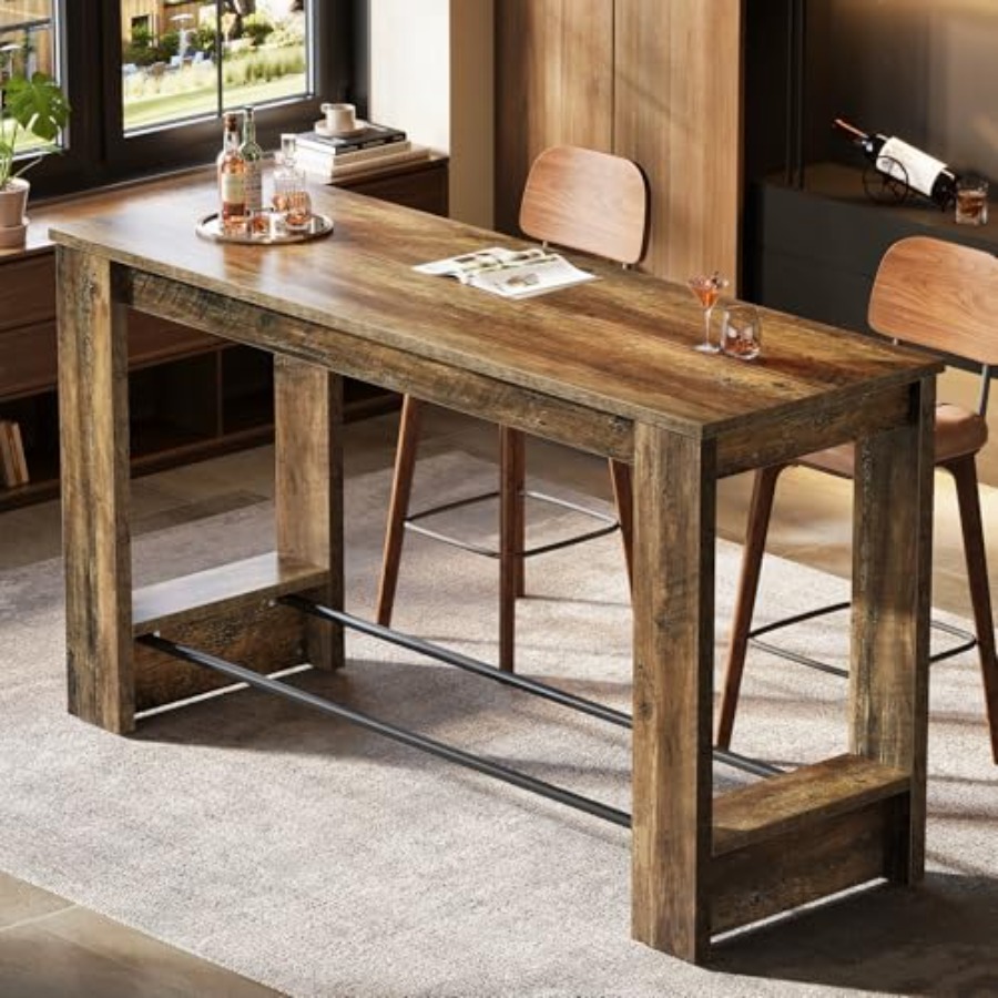63'' Bar Table Set of 2, Count - огляд і ціна Home Bar And Counter
