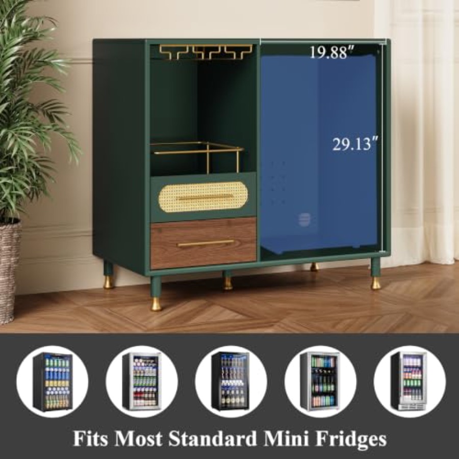 Bar Cabinet with Mini Fridge S - огляд і ціна Home Bar And Fridge
