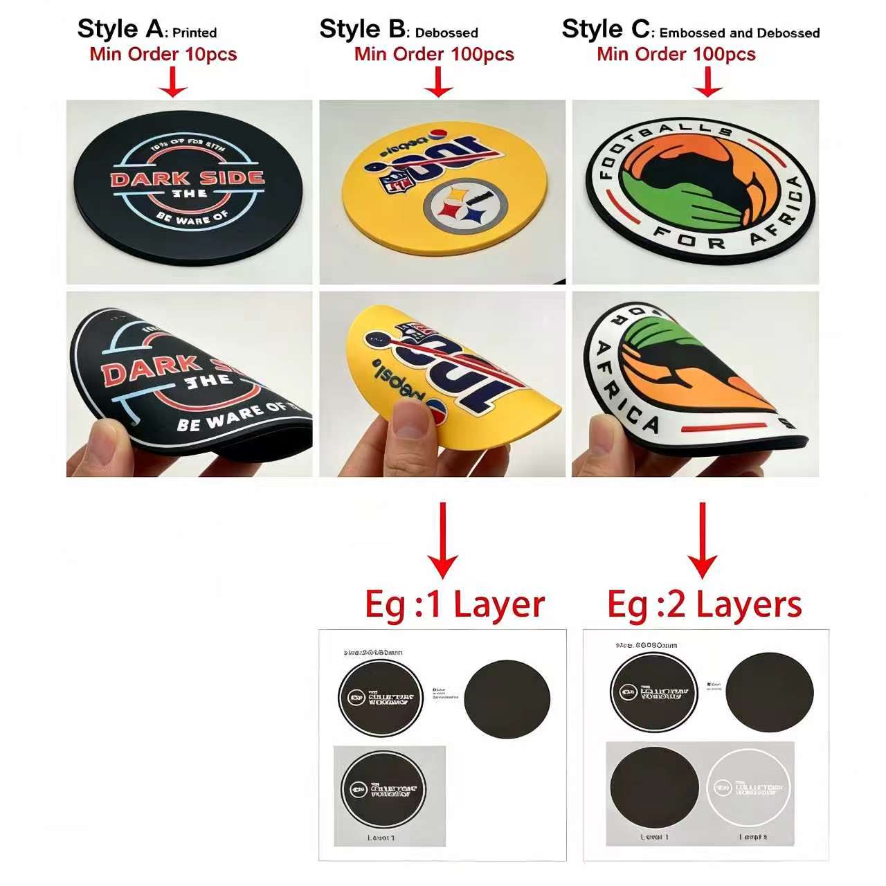Custom Any Shape Rubber Cup Co - огляд і ціна Bar Mat Rubber
