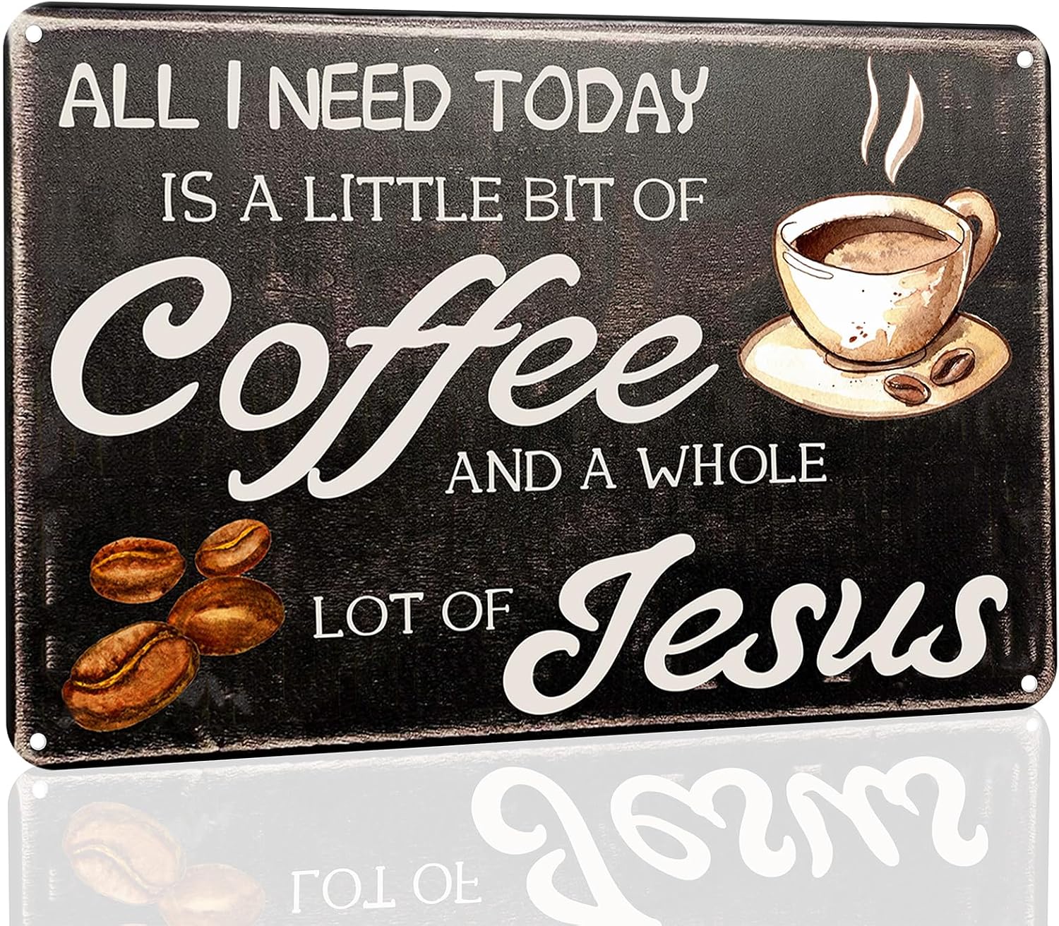 Tin Sign - All I Need Today is - огляд і ціна Home Bar And Coffee