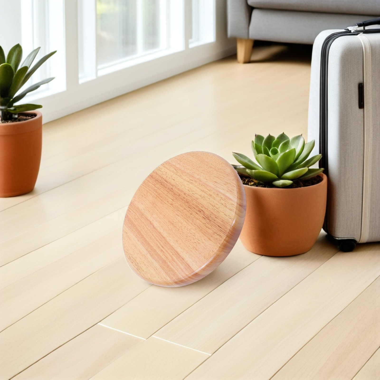 Round Wooden Stool Seat Replac - огляд і ціна Home Bar Stools