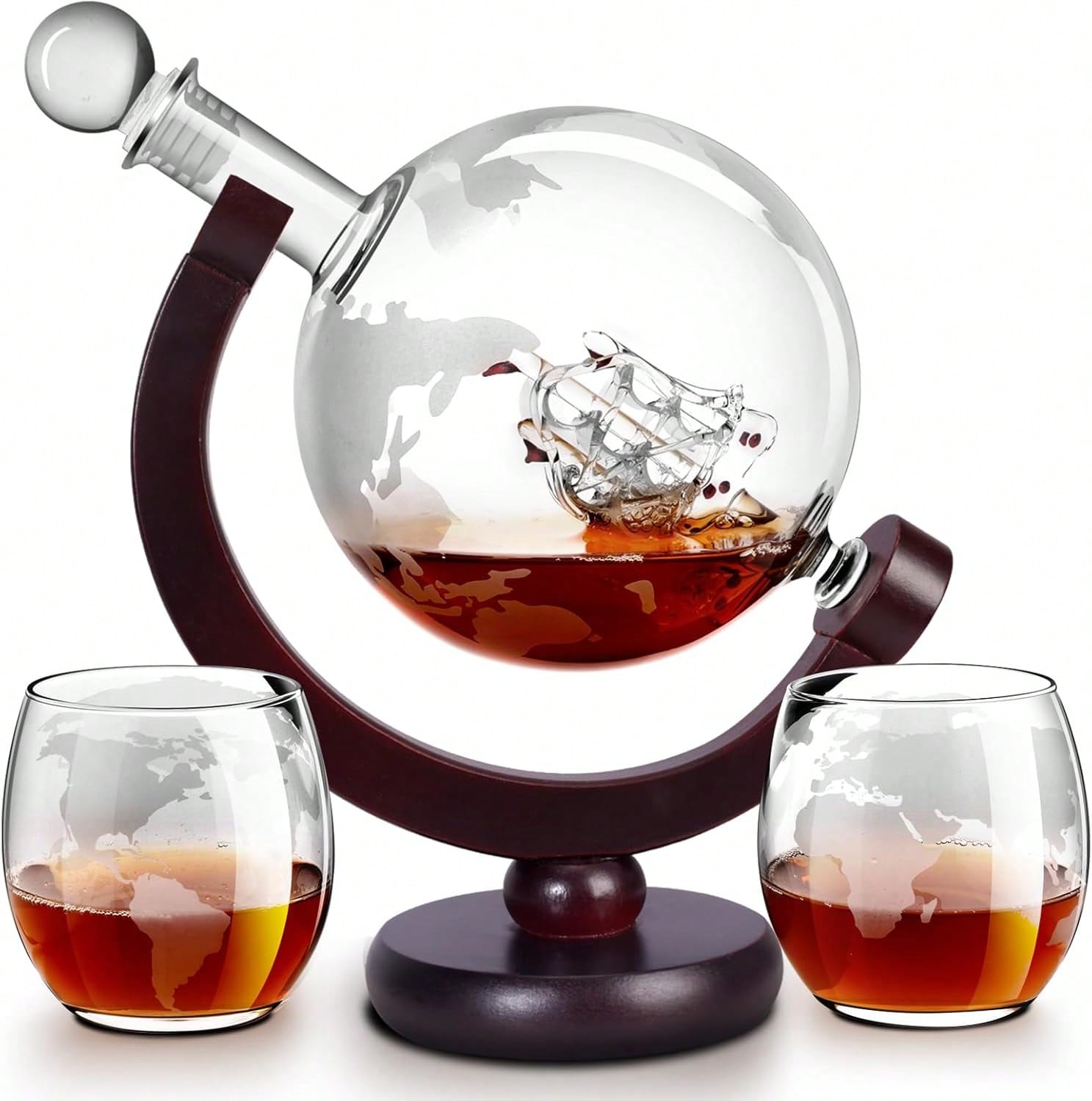 Whiskey Decanter Globe Set for - огляд і ціна Decanter Globe Set