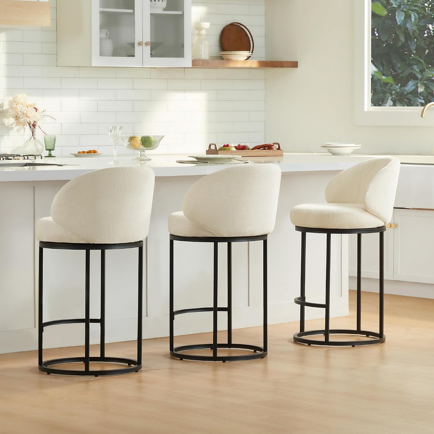 Upholstered Swivel Bar Stools  - огляд і ціна Home Bar Stools