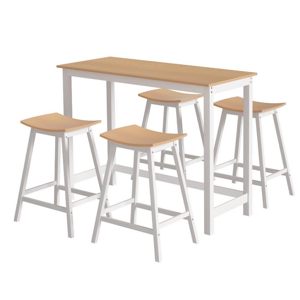 &Solid Wood Bar Table and Stoo - огляд і ціна Home Bar Stools