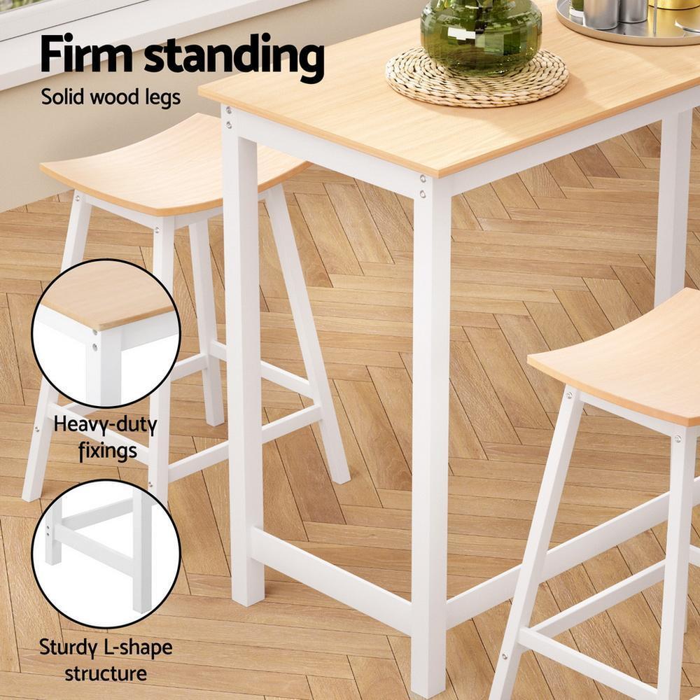 &Solid Wood Bar Table and Stoo - огляд і ціна Home Bar Stools