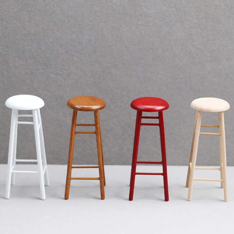 1:12 Dollhouse Miniature High  - огляд і ціна Home Bar Stools