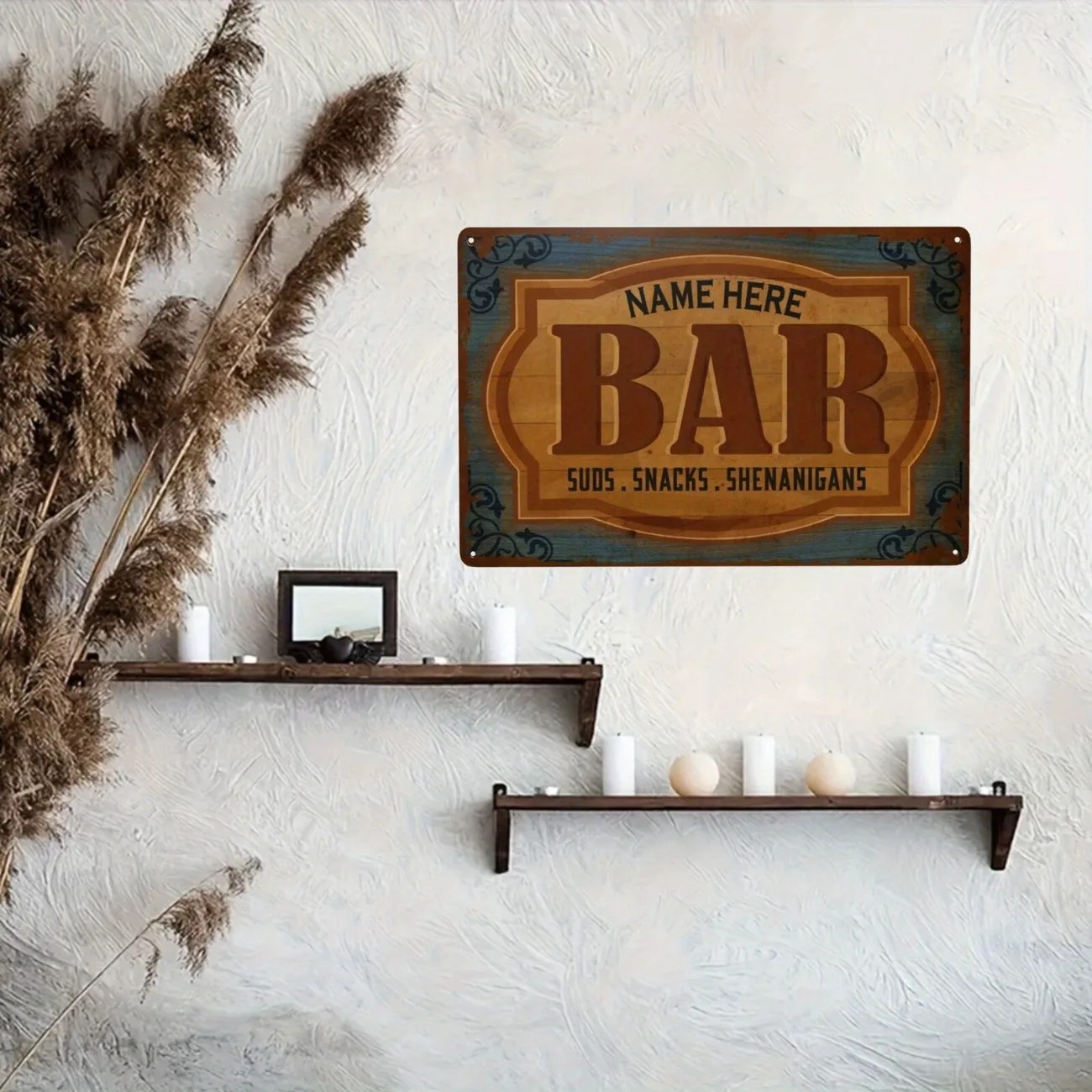 CIFbuy 2D Flat Metal Sign, Cus - огляд і ціна Home Bar Signs