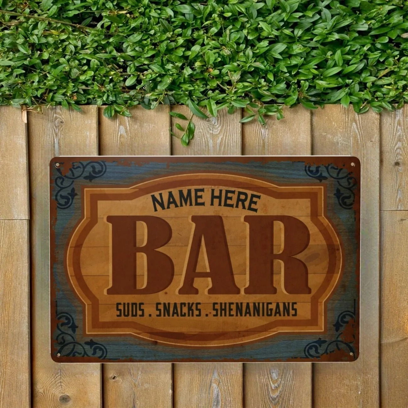 CIFbuy 2D Flat Metal Sign, Cus - огляд і ціна Home Bar Signs